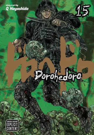 Cover of Dorohedoro volume 15, English edition
