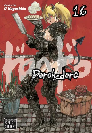 Cover of Dorohedoro volume 16, English edition