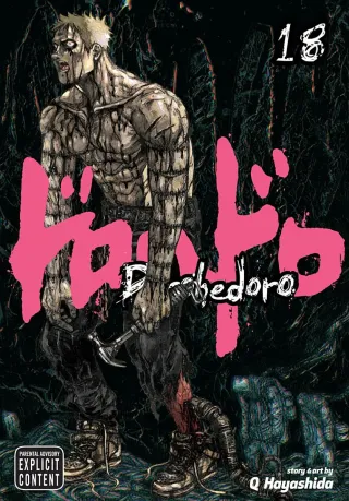 Cover of Dorohedoro volume 18, English edition