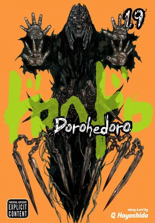 Cover of Dorohedoro volume 19, English edition