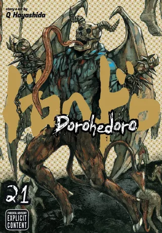 Cover of Dorohedoro volume 21, English edition
