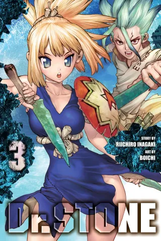 Cover of Dr. STONE volume 3, English edition