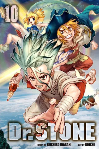 Cover of Dr. STONE volume 10, English edition
