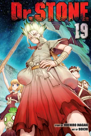 Cover of Dr. STONE volume 19, English edition