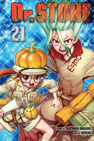 Cover of Dr. STONE volume 21, English edition