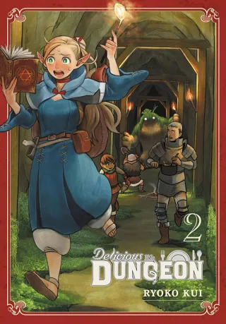 Cover of Delicious in Dungeon volume 2, English edition