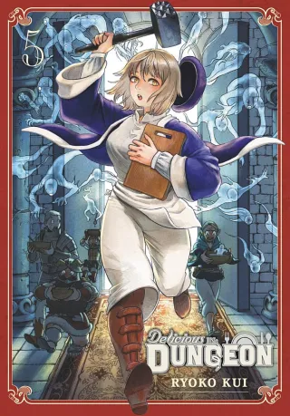 Cover of Delicious in Dungeon volume 5, English edition
