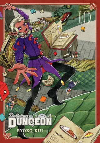 Cover of Delicious in Dungeon volume 10, English edition