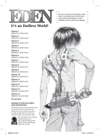 Cover of Eden: It's an Endless World! volume 14, English edition