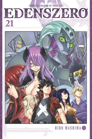 Cover of EDENS ZERO volume 21, English edition