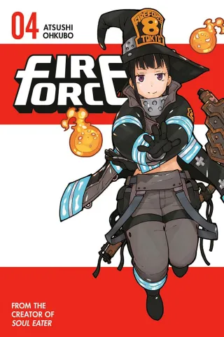 Cover of Fire Force volume 4, English edition