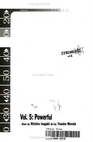 Cover of Eyeshield 21 volume 5, English edition