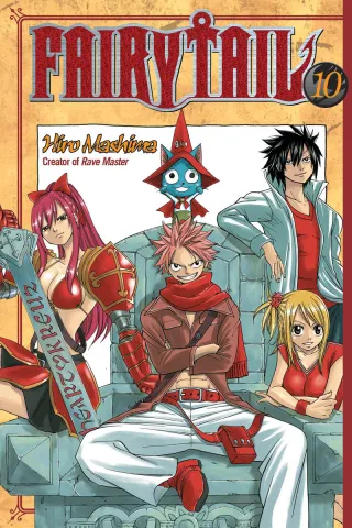 Cover of Fairy Tail volume 10, English edition