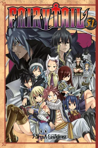 Cover of Fairy Tail volume 51, English edition