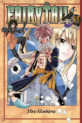 Cover of Fairy Tail volume 55, English edition
