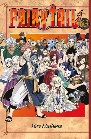 Cover of Fairy Tail volume 63, English edition