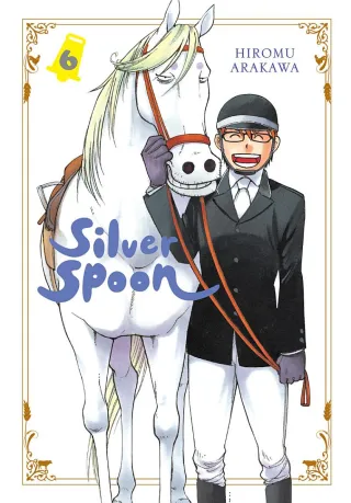 Cover of Silver Spoon volume 6, English edition