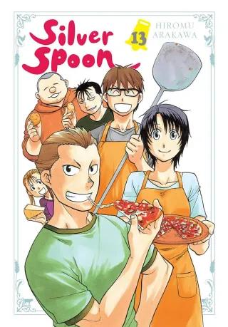 Cover of Silver Spoon volume 13, English edition