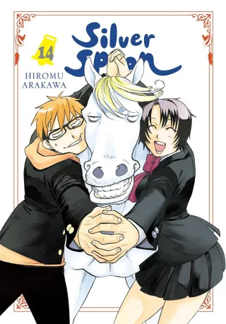 Cover of Silver Spoon volume 14, English edition