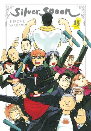 Cover of Silver Spoon volume 15, English edition