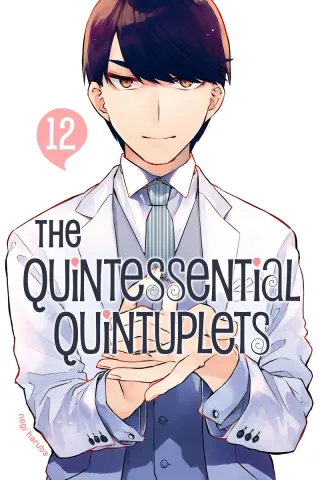 Cover of The Quintessential Quintuplets volume 12, English edition