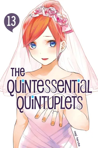 Cover of The Quintessential Quintuplets volume 13, English edition