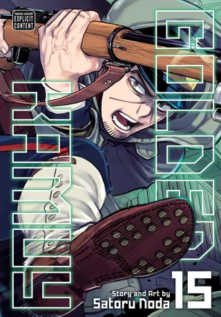 Cover of Golden Kamuy volume 15, English edition