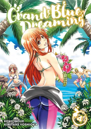 Cover of Grand Blue Dreaming volume 4, English edition