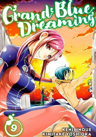 Cover of Grand Blue Dreaming volume 9, English edition