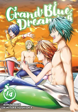 Cover of Grand Blue Dreaming volume 14, English edition