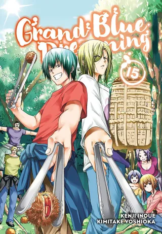 Cover of Grand Blue Dreaming volume 15, English edition