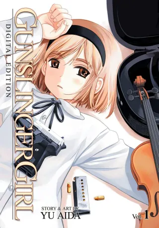 Cover of GUNSLINGER GIRL volume 1, English edition