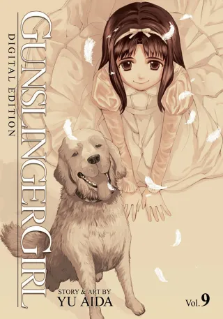 Cover of GUNSLINGER GIRL volume 9, English edition