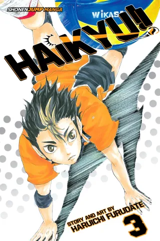 Cover of Haikyu!! volume 3, English edition