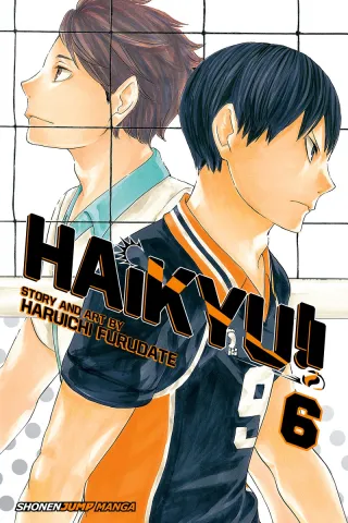 Cover of Haikyu!! volume 6, English edition