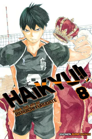 Cover of Haikyu!! volume 8, English edition