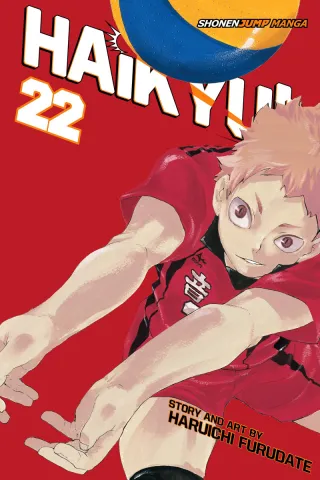 Cover of Haikyu!! volume 22, English edition