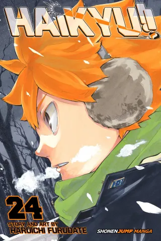 Cover of Haikyu!! volume 24, English edition