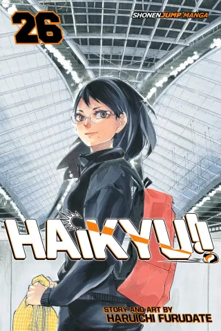 Cover of Haikyu!! volume 26, English edition