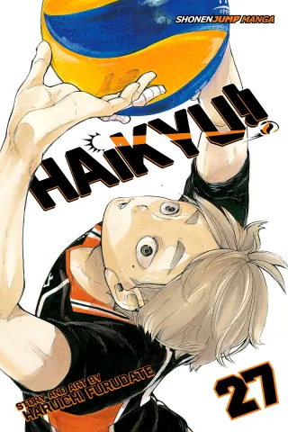 Cover of Haikyu!! volume 27, English edition
