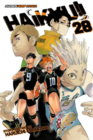 Cover of Haikyu!! volume 28, English edition