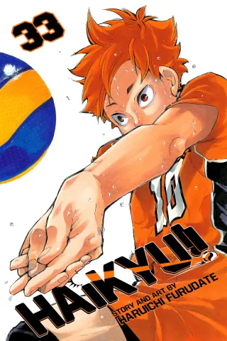 Cover of Haikyu!! volume 33, English edition