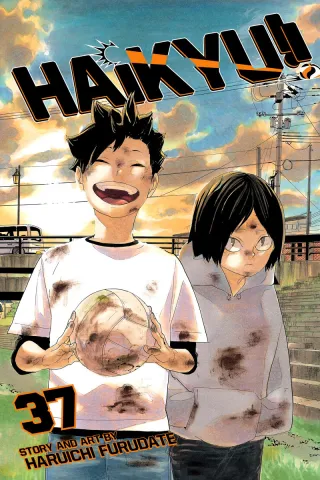 Cover of Haikyu!! volume 37, English edition