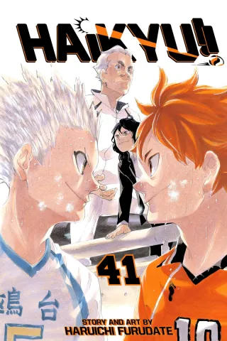 Cover of Haikyu!! volume 41, English edition