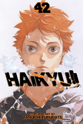 Cover of Haikyu!! volume 42, English edition