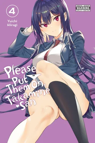 Cover of Please Put Them On, Takamine-san volume 4, English edition