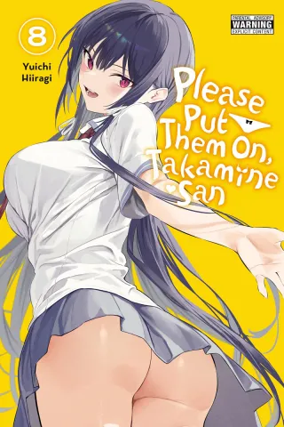Cover of Please Put Them On, Takamine-san volume 8, English edition