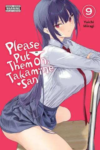 Cover of Please Put Them On, Takamine-san volume 9, English edition