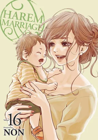 Cover of Harem Marriage volume 16, English edition