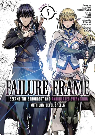 Cover of Failure Frame: I Became the Strongest and Annihilated Everything With Low-Level Spells volume 5, English edition